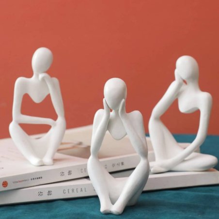 Haz esculturas modernas con el molde figura abstracta. Silicona flexible y antiadherente, ideal para cemento, resina y escayola.