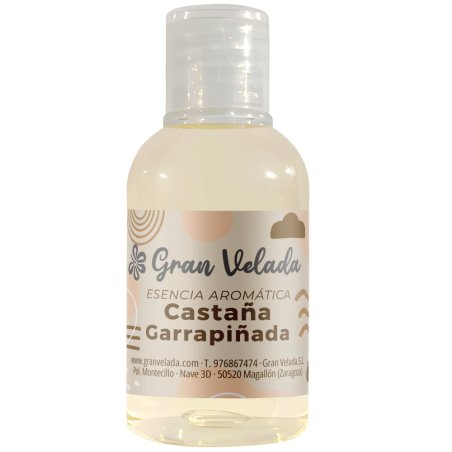 Aroma dulce y reconfortante con esencia de castaña garrapiñada. Ideal para velas, perfumes y cosmética artesanal. ¡Hazla tuya en
