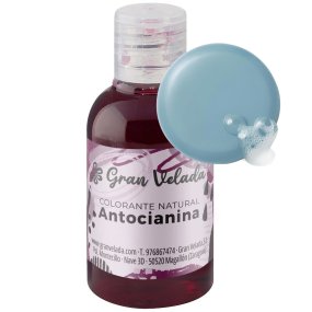 Corante natural líquido antocianina