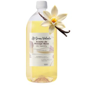 Base pour huile de massage à la vanille