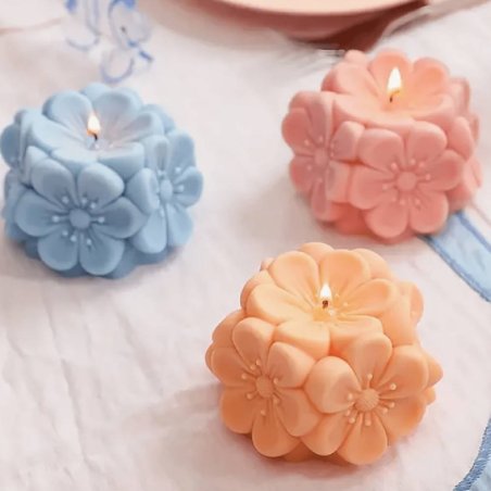 Molde de silicona en forma de flor de cerezo. Flexible, duradero y muy fácil de usar. ¡Compra en Gran Velada! - Cómo hacer Molde