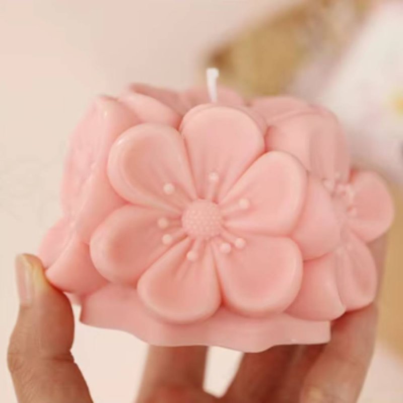 Molde de silicona en forma de flor de cerezo. Flexible, duradero y muy fácil de usar. ¡Compra en Gran Velada! - Cómo hacer Molde