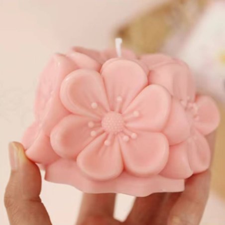 Molde de silicona en forma de flor de cerezo. Flexible, duradero y muy fácil de usar. ¡Compra en Gran Velada! - Cómo hacer Molde