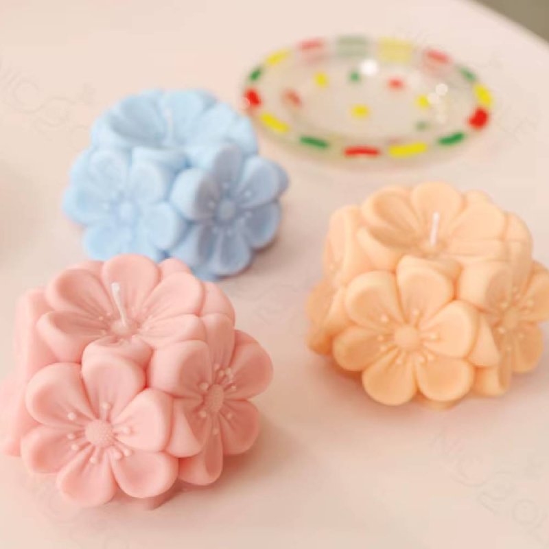 Molde de silicona en forma de flor de cerezo. Flexible, duradero y muy fácil de usar. ¡Compra en Gran Velada! - Cómo hacer Molde