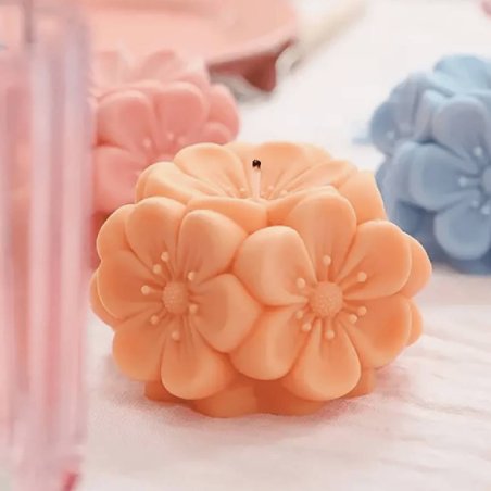 Molde de silicona en forma de flor de cerezo. Flexible, duradero y muy fácil de usar. ¡Compra en Gran Velada! - Cómo hacer Molde