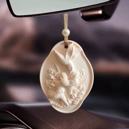 Haz ambientadores sólidos decorativos con este molde de silicona lleno de detalles. Ideal para colgar en coche o armarios. - Cóm