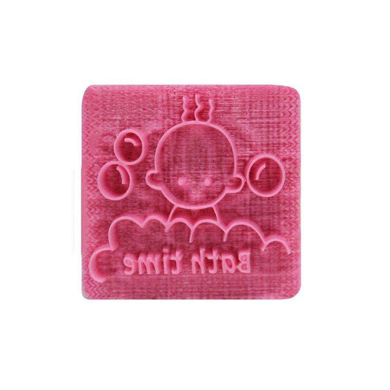 En Gran Velada puedes comprar sellos para jabones artesanales, como este modelo infantil "Bath Time" ¡Fáciles de usar! Amplio ca
