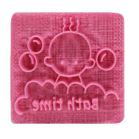 En Gran Velada puedes comprar sellos para jabones artesanales, como este modelo infantil "Bath Time" ¡Fáciles de usar! Amplio ca