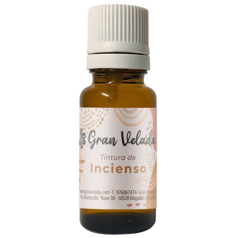 Tintura de incienso, activo vegetal para cosmética antiedad. Calma, regenera y tonifica piel madura o sensible. ¡Descúbrela en G