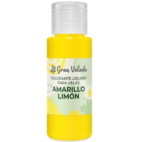 Bougies à colorant liquide jaune citron