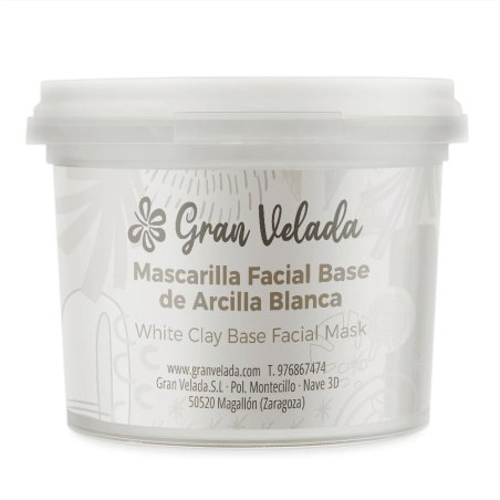 Base de mascarilla con arcilla blanca. Personalízala con activos para purificar y suavizar la piel. ¡Haz la tuya en Gran Velada!