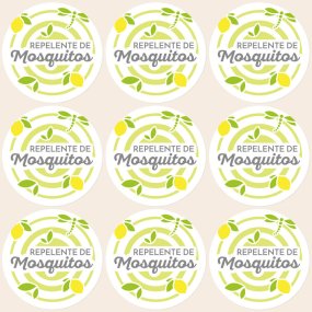 Pegatinas repelente de mosquitos