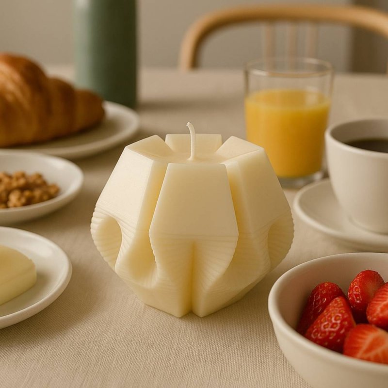 Haz velas modernas en casa con el molde geométrico grande de silicona. Flexible, resistente y fácil de desmoldar. - Cómo hacer M