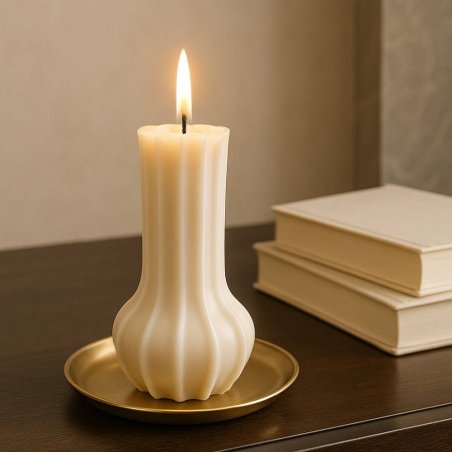 Haz velas con forma de jarroncito con este molde de silicona. Práctico, original y resistente. - Cómo hacer Moldes para velas co