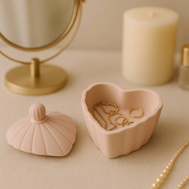 Haz velas con estilo romántico usando este molde en forma de corazón. Ideal para cemento, escayola o resina. ¡Compra online en G