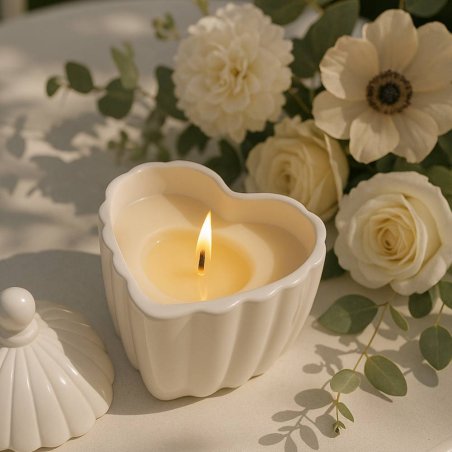 Haz velas con estilo romántico usando este molde en forma de corazón. Ideal para cemento, escayola o resina. ¡Compra online en G