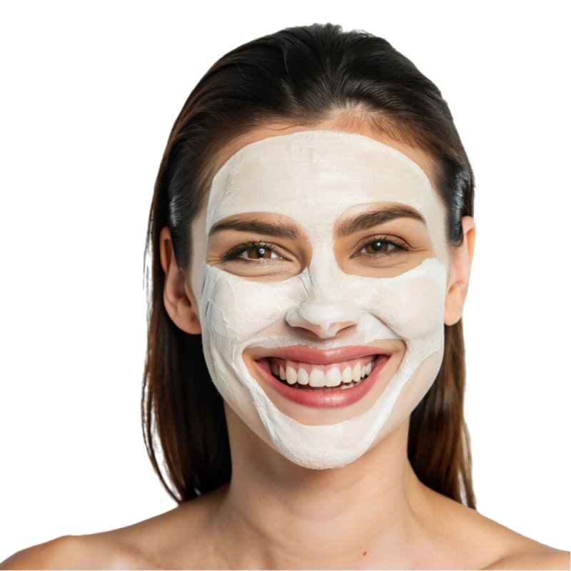 Base de mascarilla con arcilla blanca. Personalízala con activos para purificar y suavizar la piel. ¡Haz la tuya en Gran Velada!