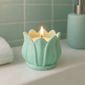 Moule récipient pour bougie tulipe
