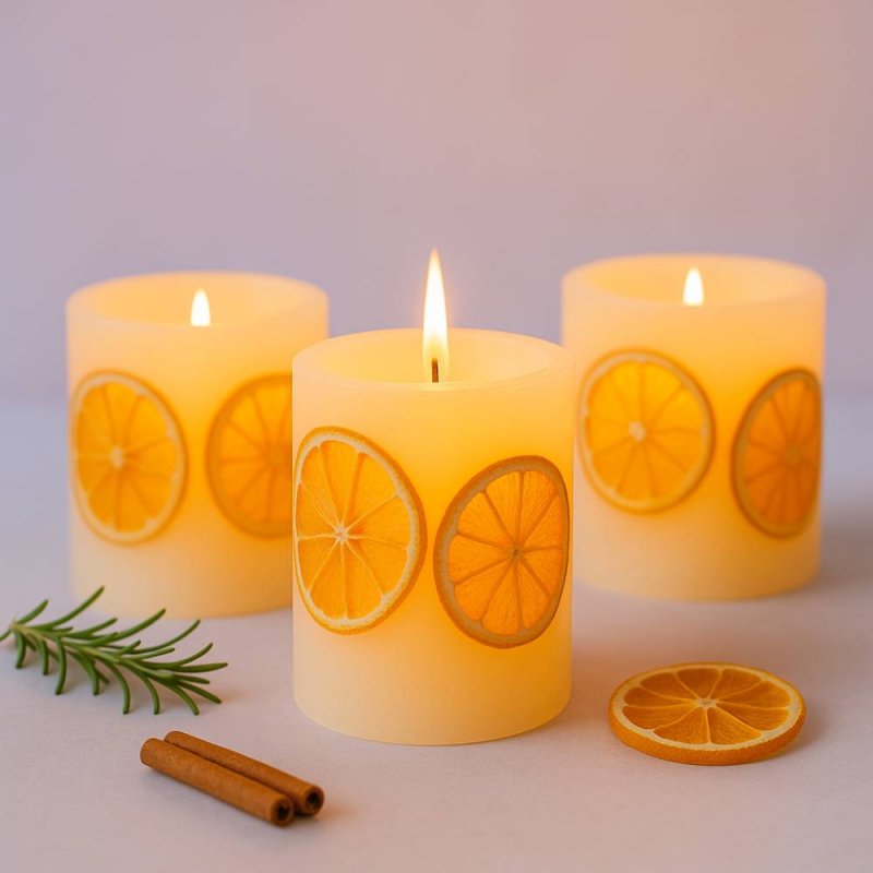 Compra rodajas de naranja deshidratada en Gran Velada, con aroma cítrico y propiedades antioxidantes. Ideal para velas, jabones 