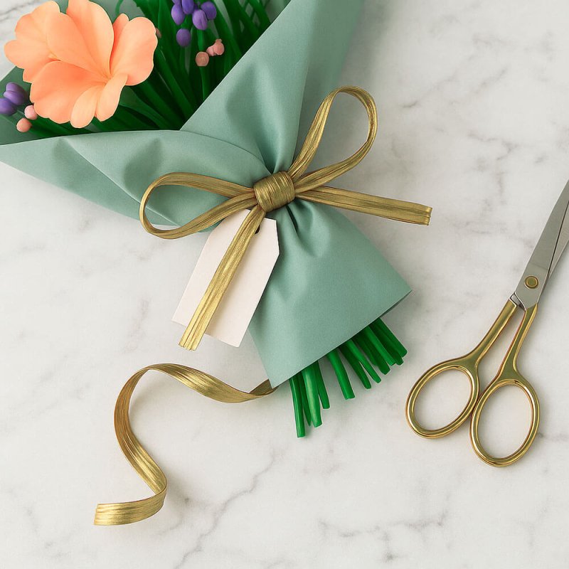 Comprar en Gran Velada cinta de rafia metalizada dorada, ideal para hacer lazos y decorar regalos y detalles de boda. Envios rap