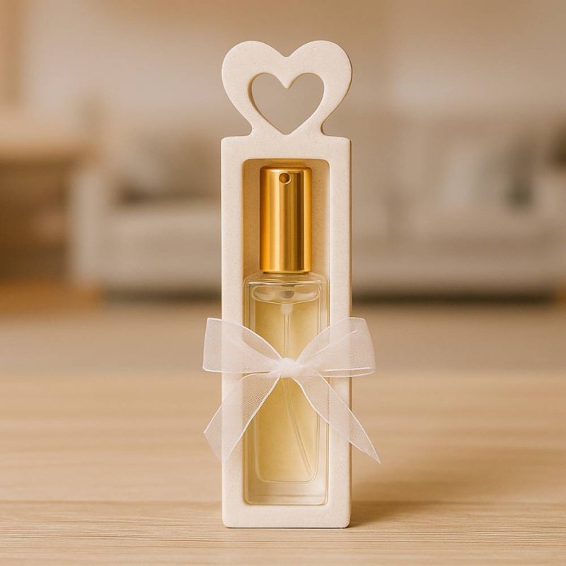Crea portaperfumes románticos con el molde “Love”. Silicona flexible y antiadherente, ideal para resina, escayola o cemento. ¡Ha
