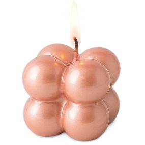 Vernis champagne rosé pour bougies