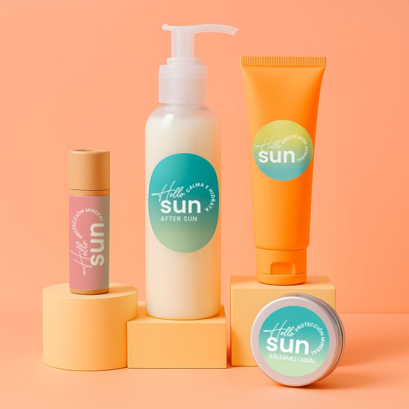 Compra Pegatinas protección mineral en Gran Velada. Personalizadas y resistentes, ideales para cremas, bálsamos y cosmética sola
