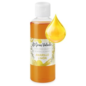 Sels de teinture jaune citron et bombes de bain