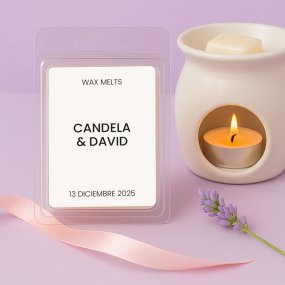 Autocollants minimalistes personnalisables pour wax melts