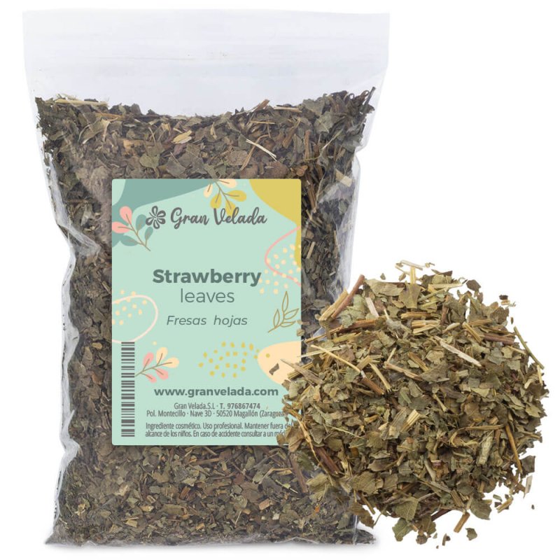 Descubre Fresa hojas en Gran Velada. Planta seca con acción astringente y antioxidante ideal para cosmética casera. ¡Compra ahor