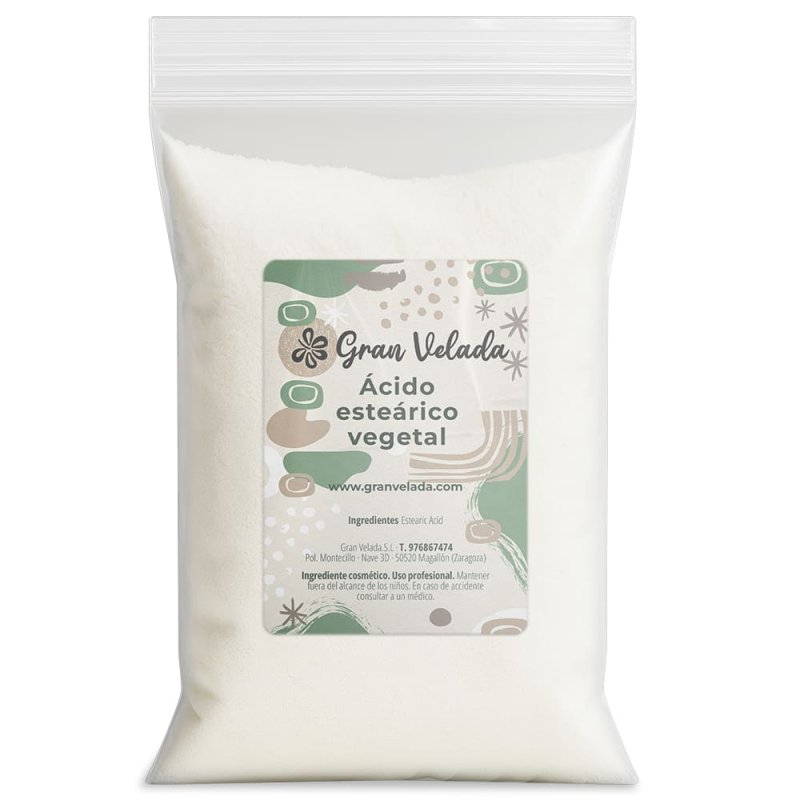 En Gran Velada puedes comprar acido estearico, 100% vegetal. Se puede usar el acido estearico en jabones o en cosmetica. Venta a