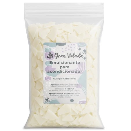 Cera emulsionante para acondicionador, muy fácil de usar. Solo hay que fundir con agua y batir para hacer acondicionador de pelo