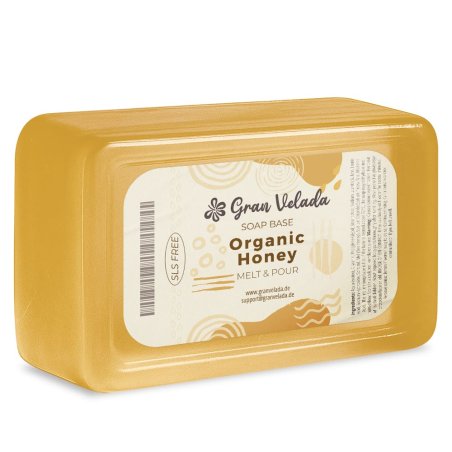 En Gran Velada puedes comprar base de jabon con miel organica. ¡Facil de usar! Con ella podras hacer jabon enriquecido con miel 