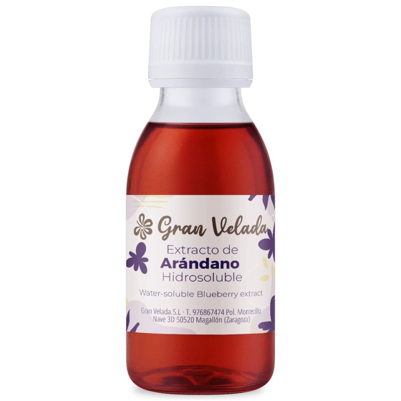 Descubre Extracto hidrosoluble de arándano en Gran Velada. Calma, tonifica y revitaliza pieles mixtas, sensibles o apagadas. ¡Co