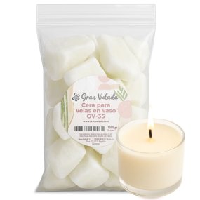 Cire pour bougies en verre GV-35 en gros