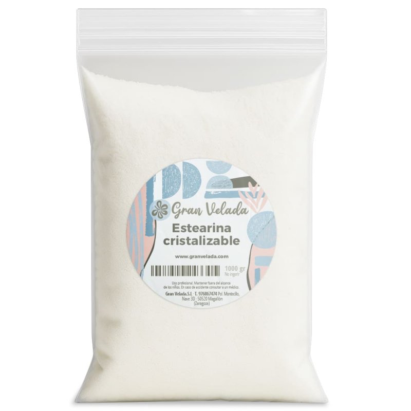 Venta de estearina, 100% vegetal y muy economica, especial para hacer velas cristalizadas. ¡Aprovecha el envase ahorro y compra 