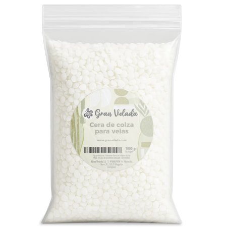 En Gran Velada puedes comprar cera de colza para hacer velas al por mayor en formato ahorro. ¡Aprovéchalo y compra al mejor prec