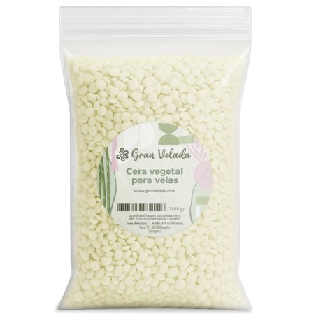 En Gran Velada puedes comprar cera vegetal para velas al por mayor. ¡Aprovecha el formato ahorro! Es natural y vegana. Enví­os r