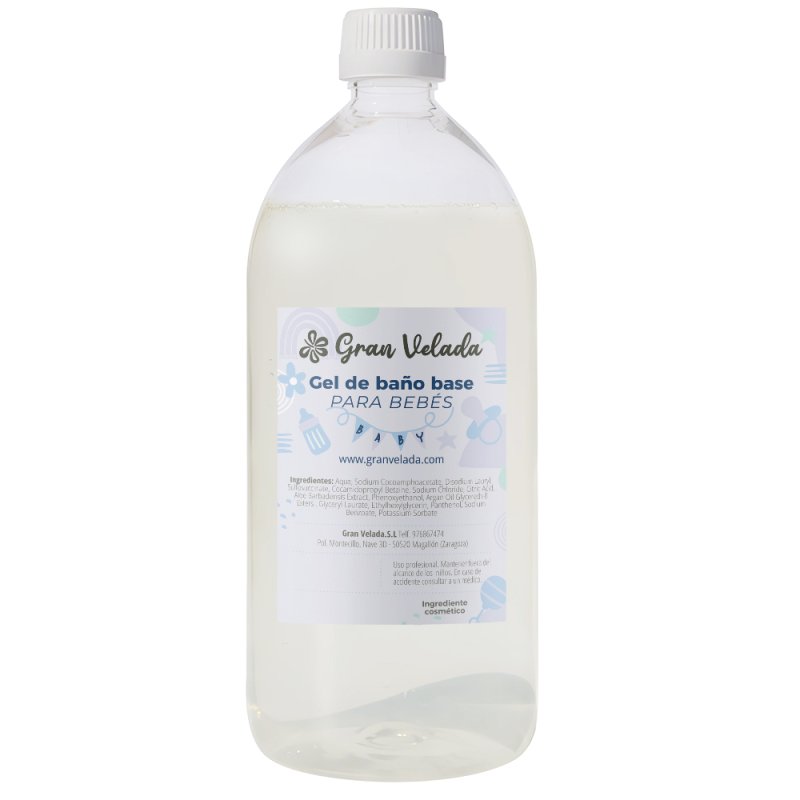 En Gran Velada puedes comprar base sin sulfatos para hacer gel de baño para bebes. Muy sencilla de usar. Aprende como hacer gel 