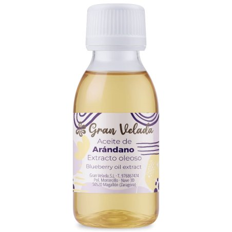 Aceite de arándano cosmético antioxidante y calmante, ideal en cremas, sérums y bálsamos para revitalizar piel sensible y madura
