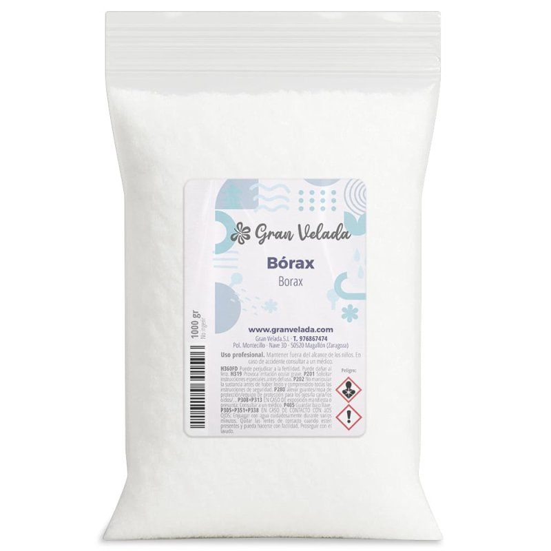 Bórax técnico en polvo para detergentes profesionales. Venta exclusiva a profesionales. Disponible en Gran Velada. - Cómo hacer 