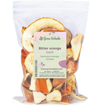 Corteza de naranja amarga seca. Perfecta en cosmética natural para pieles grasas o apagadas, con propiedades tonificantes. - Cóm