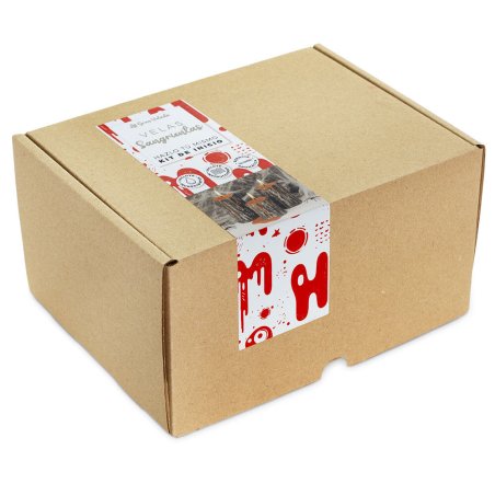 Descubre Kit como hacer velas sangrientas en Gran Velada. Incluye materiales e instrucciones para un Halloween creativo y espelu