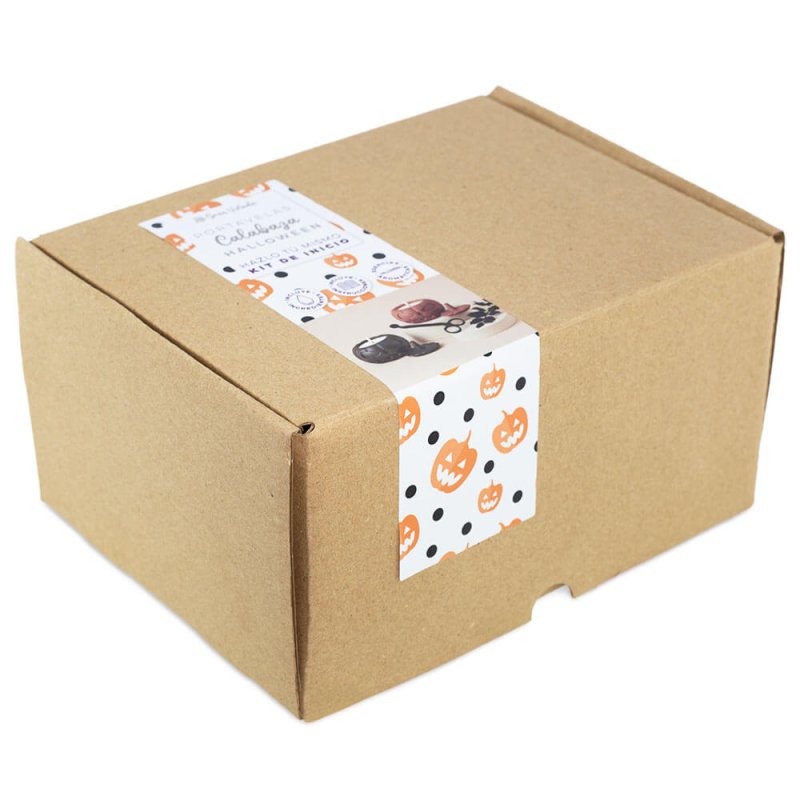 Kit como hacer portavelas de calabaza para Halloween. Crea y perfuma 2 portavelas DIY con esencia temática. ¡Todo incluido en Gr