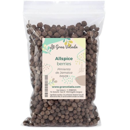Pimienta de Jamaica seca. Perfecta para cosmética artesanal con efecto tonificante y aromático. Descúbrela en Gran Velada. - Cóm