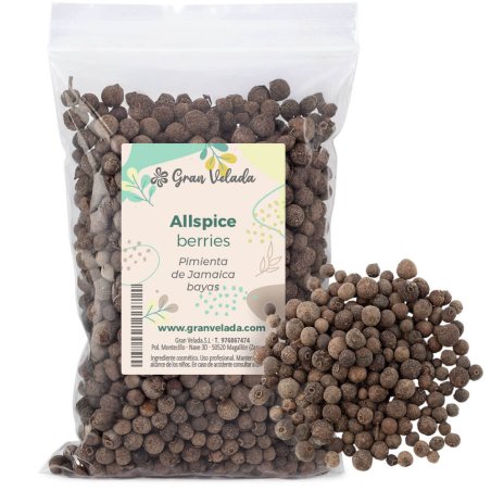 Pimienta de Jamaica seca. Perfecta para cosmética artesanal con efecto tonificante y aromático. Descúbrela en Gran Velada. - Cóm