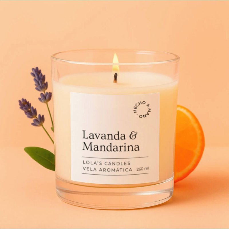 Compra esencia aromática Lavanda y Mandarina en Gran Velada. Aroma floral y cítrico, ideal para perfumes, cosméticos, jabones, v