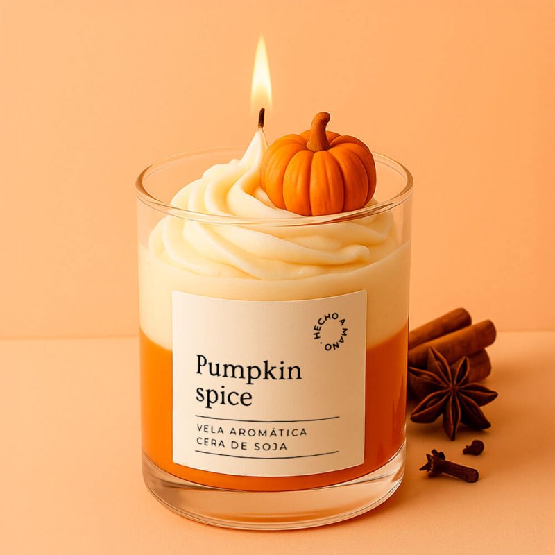 Descubre Esencia aromática de calabaza especiada en Gran Velada. Aroma dulce y cálido con toques florales y especiados. Ideal pa