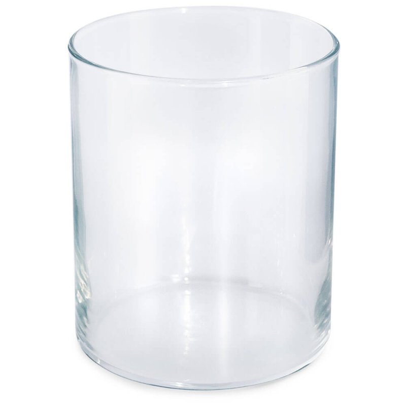 Descubre el vaso para velas premium de 360 ml. Ideal para velas aromáticas y decorativas. Cristal resistente al calor y diseño s