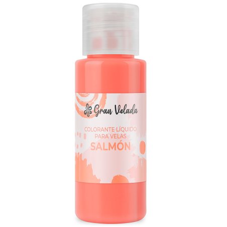En Gran Velada puedes comprar colorantes líquidos para velas, como este color salmón. Amplia paleta de colores. ¡Concentrado! En